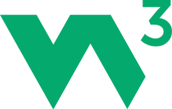 The W3Schools logo, which is a green 'W' with a green '3' to the right.